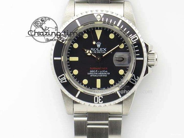 MiroTime 0402 SoftTouch Vintage 1680 JKF Best Edition Red Submariner On Bracelet A 3982